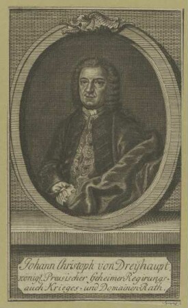 Bildnis des Johann Christoph von Dreyhaupt