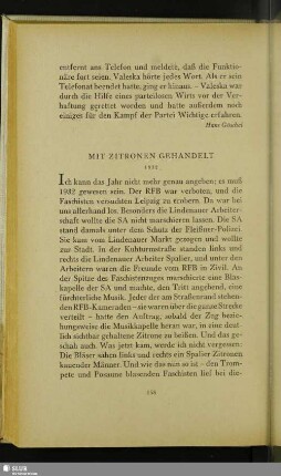 Mit Zitronen Gehandelt