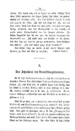 Der Schwindel der Vermittlungsbureaux