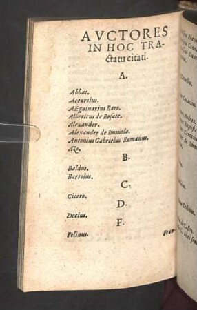 Auctores in hoc tractatu citati.