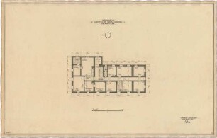 Fick, Roderich; Obersalzberg; Gästehaus Hoher Göll - Grundriss 1. OG