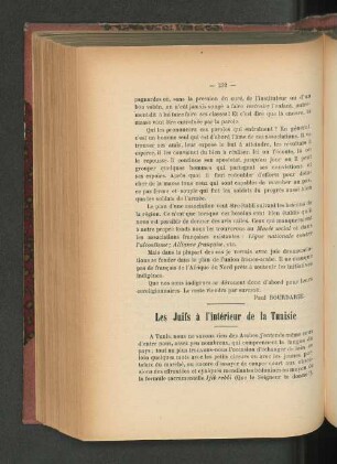 Le Juifs à l'intérieur de la Tunisie.