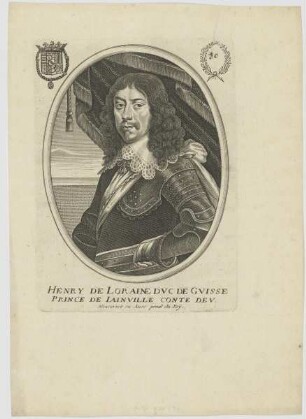 Bildnis des Henry de Loraine Dvc de Gvisse
