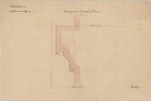 Voit, August von; München; Botanischer Garten - Brüstungsgesims 1. OG (Schnitt)