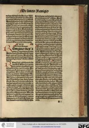 Remigius dicitur a remige quod est navis ductor vel rector vel dicitur a remis quod sunt instrumenta quibus navis ducitur...