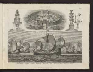 Taf. 2. 1 Römische Naumachie. 2 Leuchtthurm. 3 Schiffssäule. ...