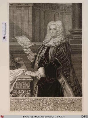 Bildnis Johann Sigismund Holzschuher (von Aspach u. Harrlach auf Thalheim) (II)
