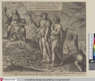[Titelblatt; Titel, allegory of Penance and Consciousness of Guilt]