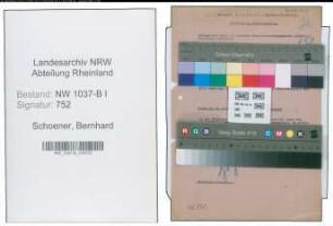 Entnazifizierung Bernhard Schoener , geb. 16.09.1895 (Postsekretaer)