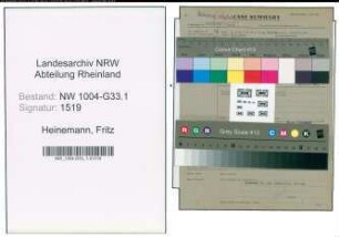 Entnazifizierung Fritz Heinemann , geb. 08.07.1901 (Lehrer)
