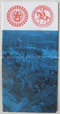 Informationsprospekt der Stadt Schwerin zu den Arbeiterfestspielen 1972