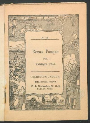 Rezos pampas : [versos criollos]