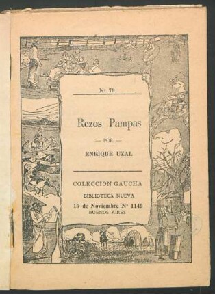 Rezos pampas : [versos criollos]