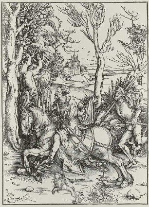 Der Ritter mit dem Landsknecht