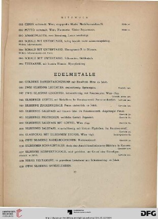 Edelmetalle (Nr. 395-409)