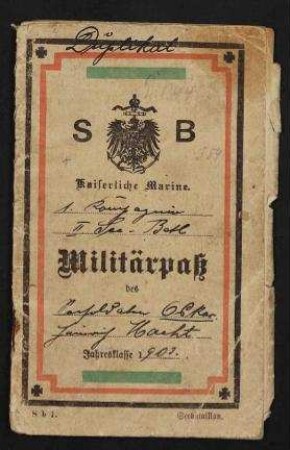 Kaiserliche Marine 1. Kompagnie II. See- Bataillon