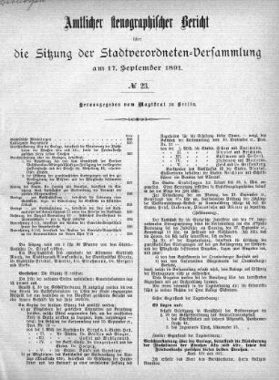 No. 23, 17. September 1891