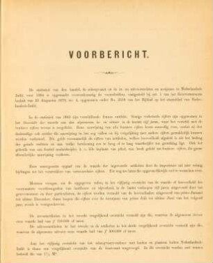 Voorbericht