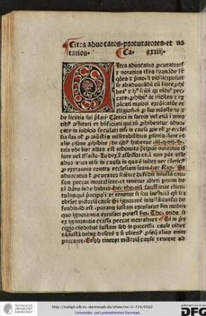 Circa advocatos, procuratores et notarios.