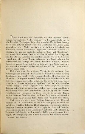 Englische Geschichte im achtzehnten Jahrhundert, 1
