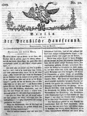 Nr. 30., 15. April 1809
