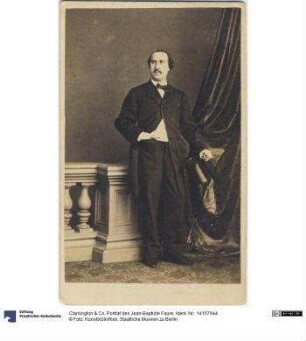 Porträt des Jean-Baptiste Faure