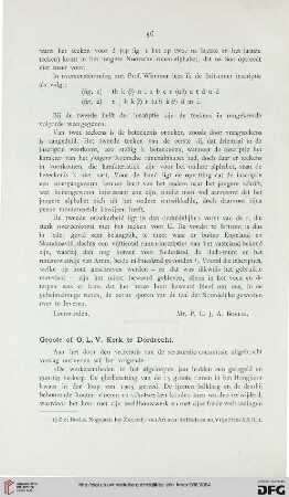 7: Groote of O. L. V. Kerk te Dordrecht
