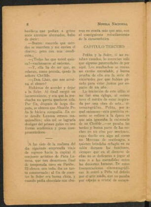 Capítulo tercero