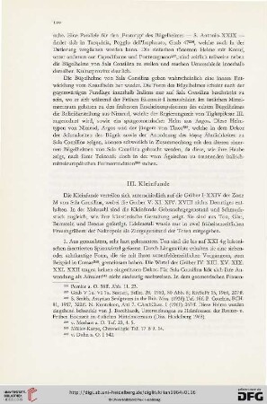 III. Kleinfunde