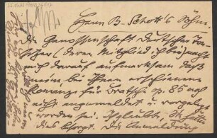 Brief an B. Schott's Söhne : 06.12.1912