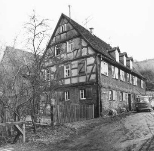 Ehemalige Papiermühle (Mischbau); Büdingen, An der Papiermühle 6, An der Papiermühle 7