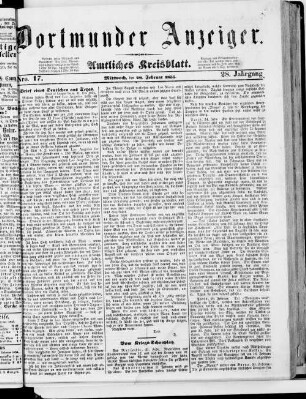 Dortmunder Anzeiger. 1853-1855