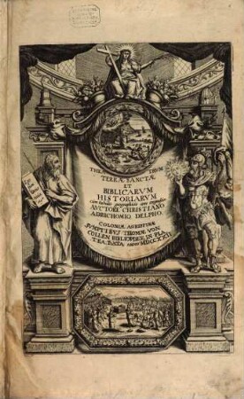 Theatrvm Terrae Sanctae Et Biblicarvm Historiarvm : cum tabulis geographicis aere expressis