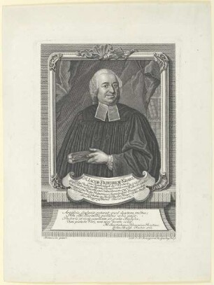 Bildnis des Iacob Friedrich Krahl
