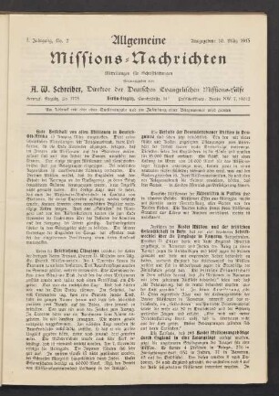 No. 2. 10. März 1915