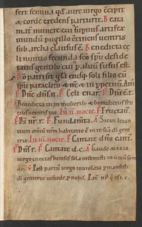 Liturgische Texte, lat.
