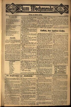 Dritte Ausgabe vom Sonntag, den 03. Januar 1932.