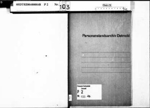 Zivilstandsregister der Juden der Gemeinde Thüle, Kreis Büren (doppelt) (GHT 1818-1821). (Gemeinde: Thüle)