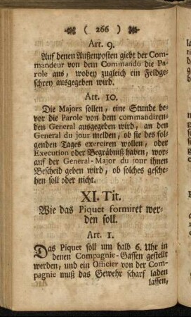 XI. Tit. - XV. Tit.