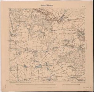 Section Skässchen aus: Topographische Karte (Äquidistantenkarte) Sachsen