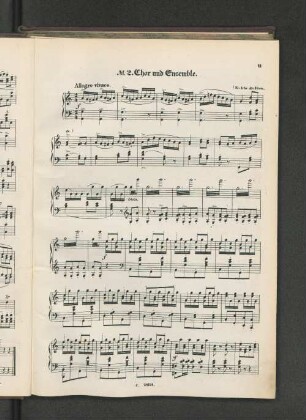 No. 2. Chor und Ensemble.