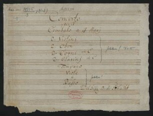 Konzerte; cemb 4hands, orch; C-Dur