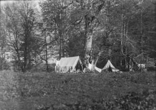 Zeltlager : Blick auf ein Zeltlager