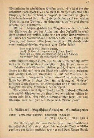 17. Wildpark - Bayrisches Häuschen - Entenfängersee