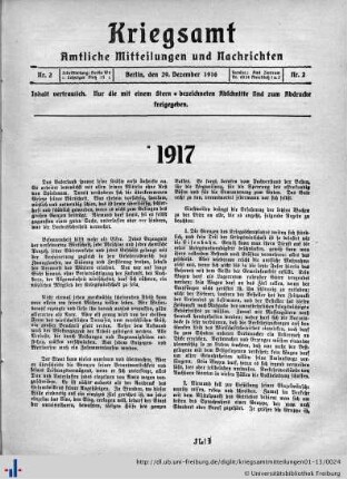 Nr. 2, 29.12.1916