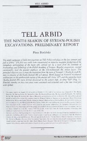 16: Tell Arbid