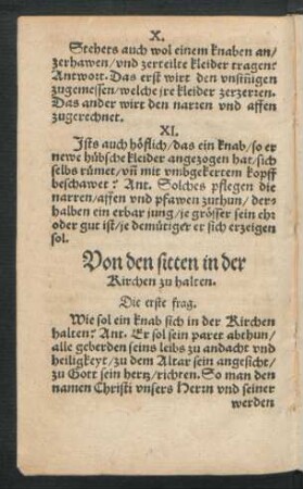 Von den sitten in der Kirchen zu halten.