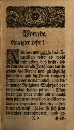 Christiani Melodii, Ph. Th. u. Jc. Einfluß Der Göttlichen Wahrheiten in den Willen, und in das gantze Leben des Menschen : worbey zugleich gezeiget wird, 1. Daß die Wahrheiten nicht in dem Verstande, sondern in den Urtheilen zu suchen; 2. Daß solche Urtheile von der menschlichen Freyheit dependiren; 3. Daß die Freyheit eine besondere Facultät der Seelen sey; 4. Daß die völlige Erleuchtung nicht ohne Heiligung; 5. Daß der Glaube nicht ohne Gottseligkeit; 6. Daß die Irrthümer der Christlichen Secten keine an und vor sich verdammliche Irrthümer ; und 7. Daß Eusebii Systema das beste Systema der Christlichen Religion sey
