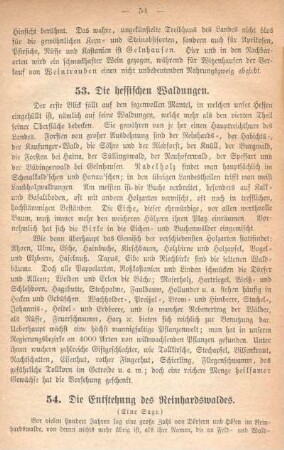 53. Die hessischen Waldungen.