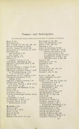 Namen- und Sachregister